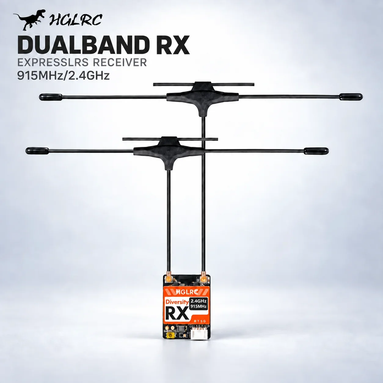 Drone Antenna - Ricevitore HGLRC Dualband RX ExpressLRS 915MHz