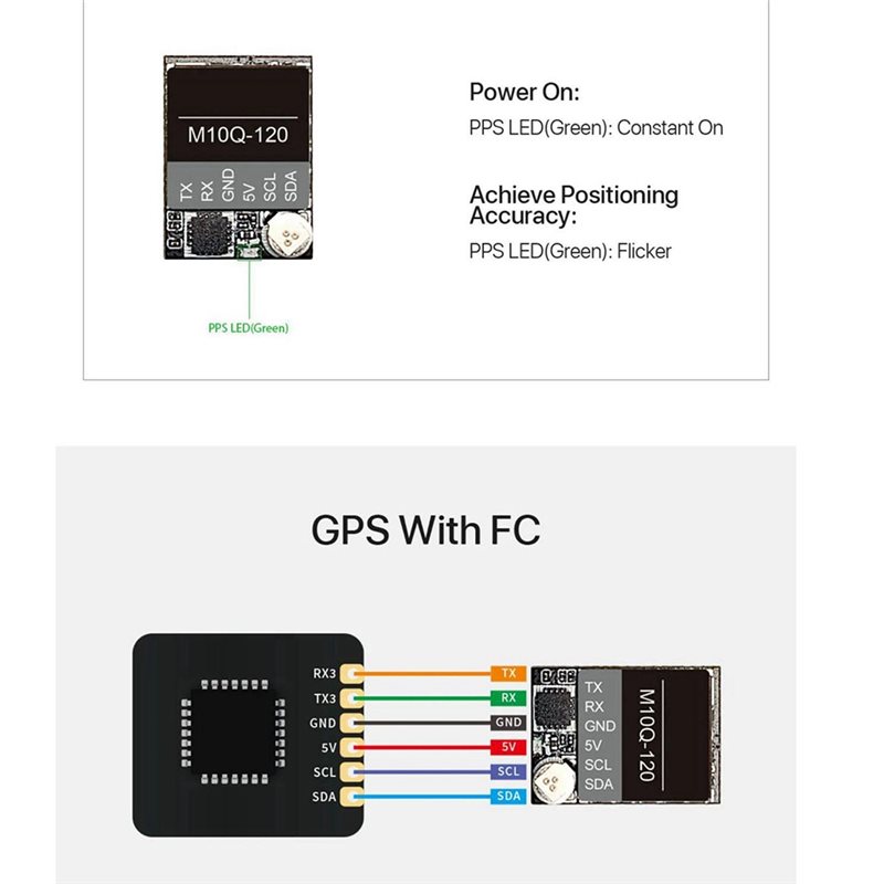 Drone Gps Module - Modulo GPS M10Q a doppio protocollo