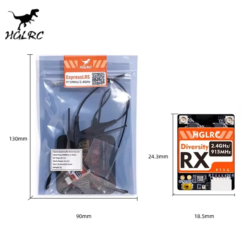 Ricevitore HGLRC Dualband RX E - Drone Antenna recensione e prezzo