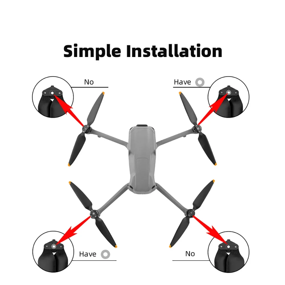 2/4 paia di puntelli per elich - Dji Drone Air 3 recensione e prezzo
