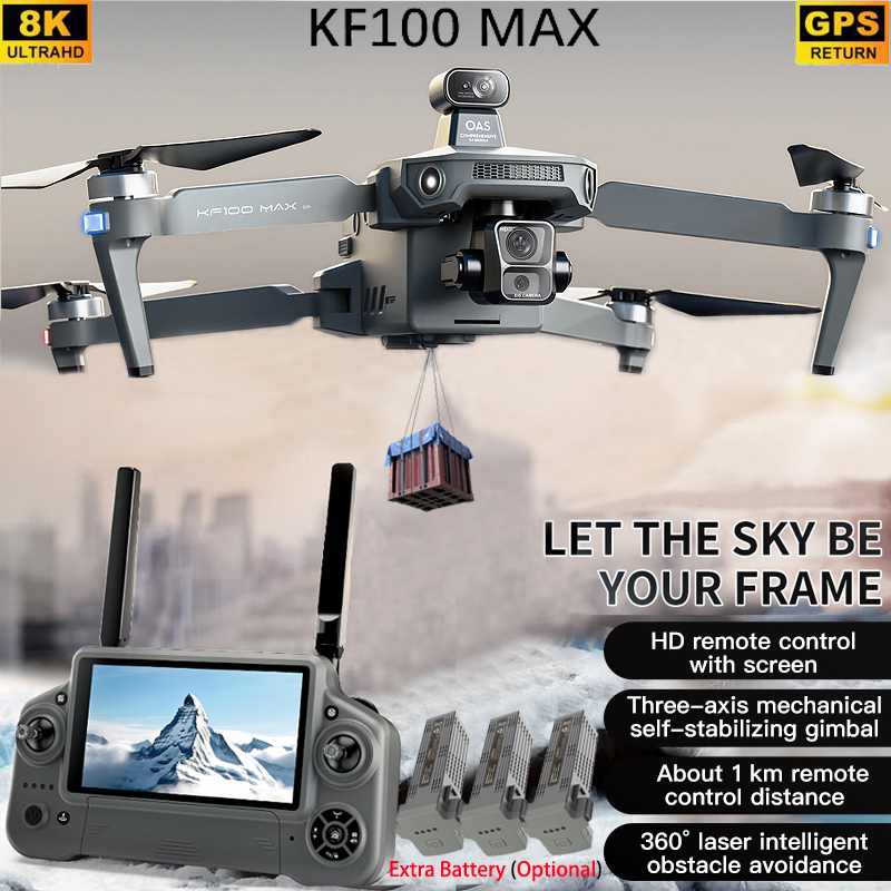 KF100 MAX GPS Drone 4K Fotocam - Drone Gimbal recensione e prezzo